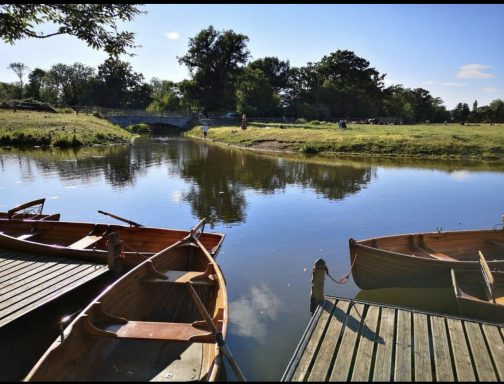 Canadian Canoe hire with river licence available from Dedham lodge